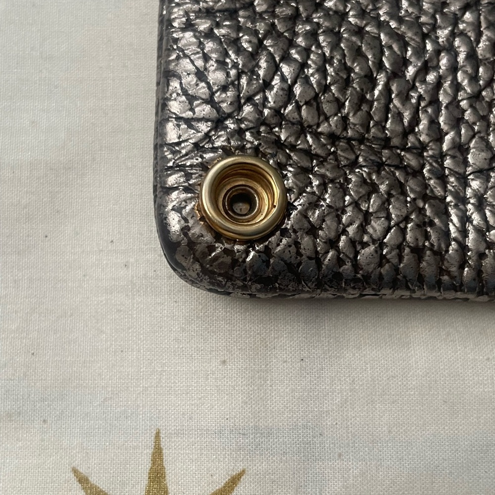 Metallic Leather Hobo Bag by Arron made in Italy - Picture 9 of 9
